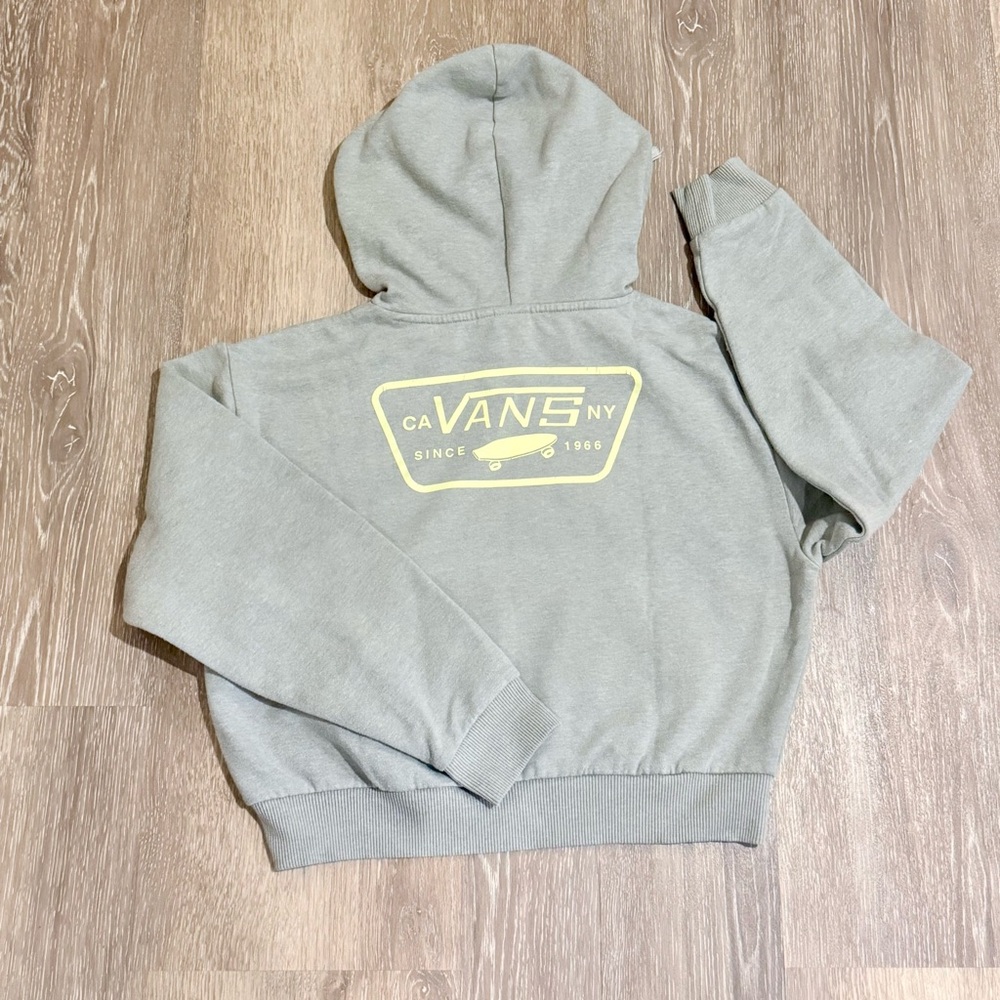 Vans | Flat Gray & Yellow | Hoodie | XS